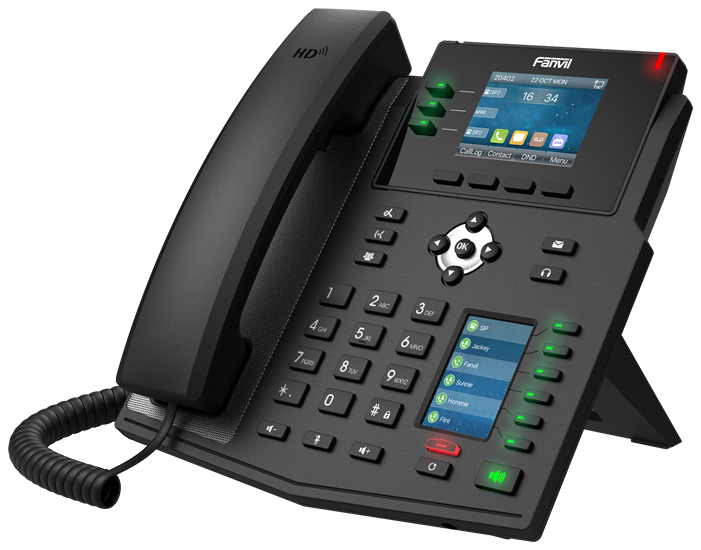Fanvil X4U V2 desk phone, included on select ClearTempo plans